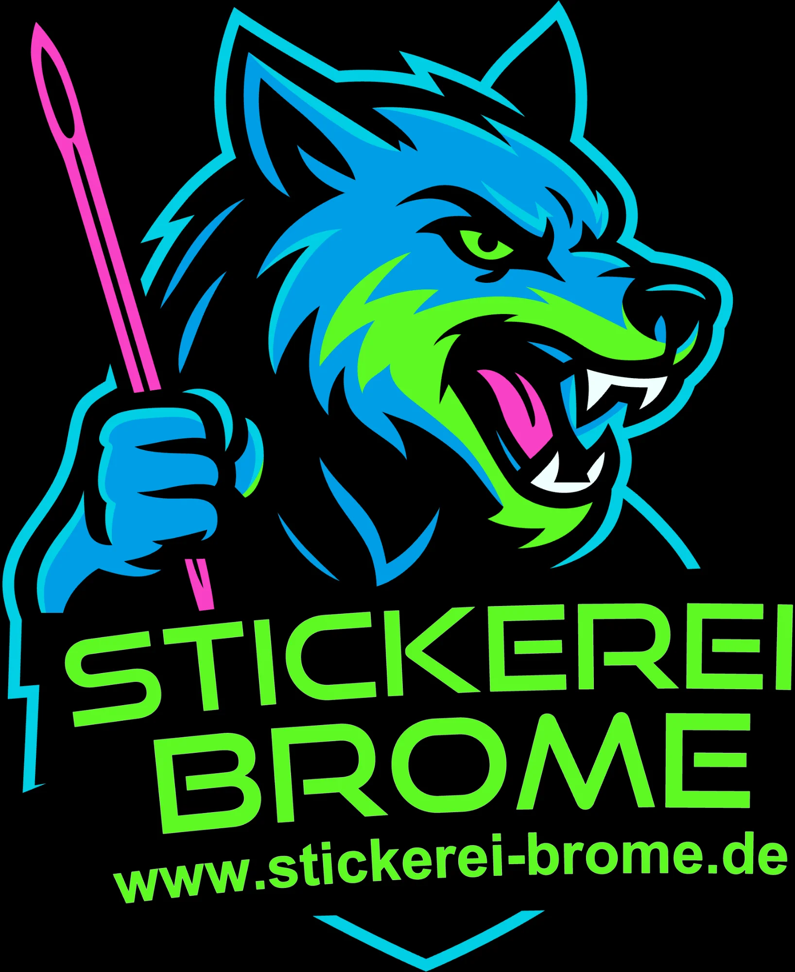 Logo Stickerei Brome